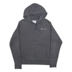 CHAMPION Mens Grey Hoodie M Cotton Blend Pullover Casual Streetwear