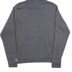 CHAMPION Mens Grey Hoodie M Cotton Blend Pullover Casual Streetwear