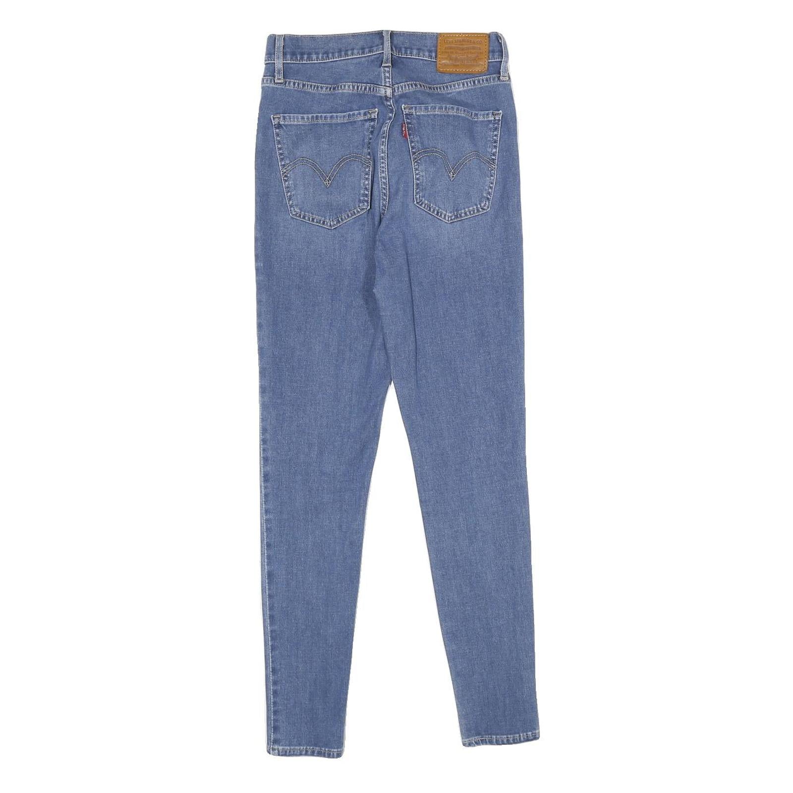 LEVI'S Mile High Super Skinny Womens Jeans Blue Slim Skinny Denim Medium W25 L28
