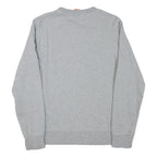 NIKE Mens Grey International Crew Neck S Cotton Blend Sweatshirt
