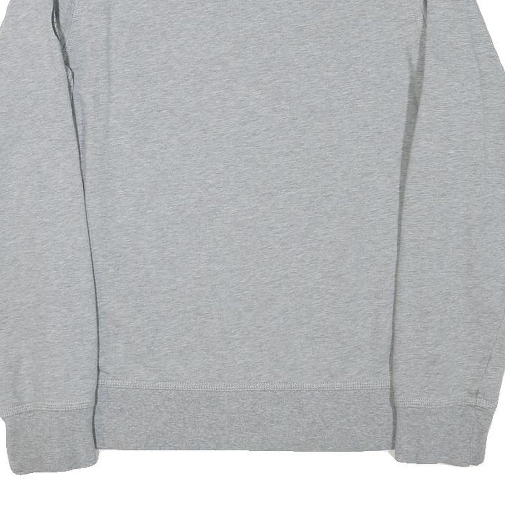 NIKE Mens Grey International Crew Neck S Cotton Blend Sweatshirt