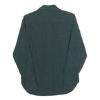 CARHARTT WIP Mens Green & Navy Check Shirt XS Long Sleeve Cotton Casual