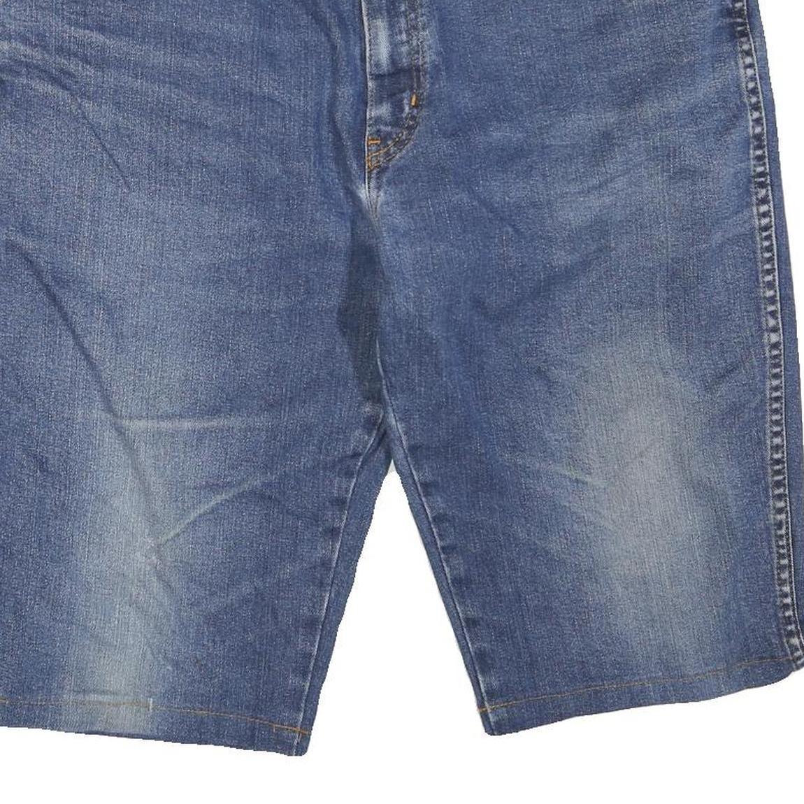 WRANGLER Mens Denim Blue Casual Shorts XL W38 Classic Fit Cotton Blend