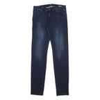 REPLAY Womens Jeans Blue Slim Skinny Denim Medium W29 L31 Stylish Zip Fastening