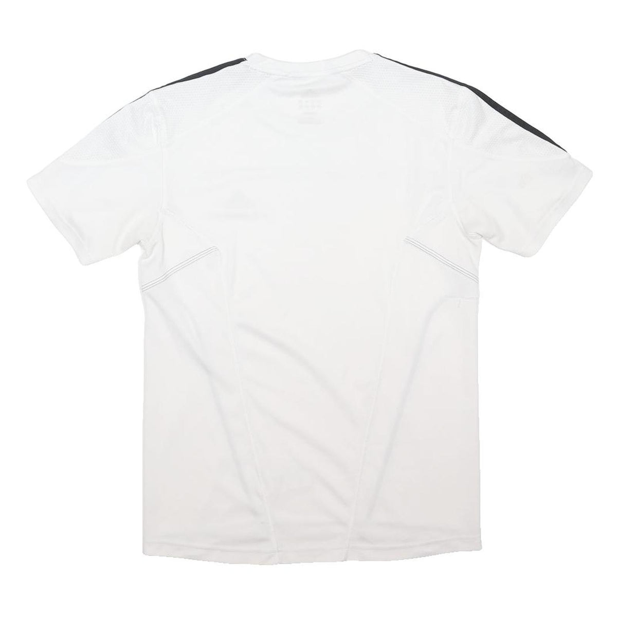 ADIDAS Womens White & Black Graphic T-Shirt S Short Sleeve Crew Neck Sportswear