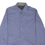 TED BAKER Mens Shirt Blue Long Sleeve M