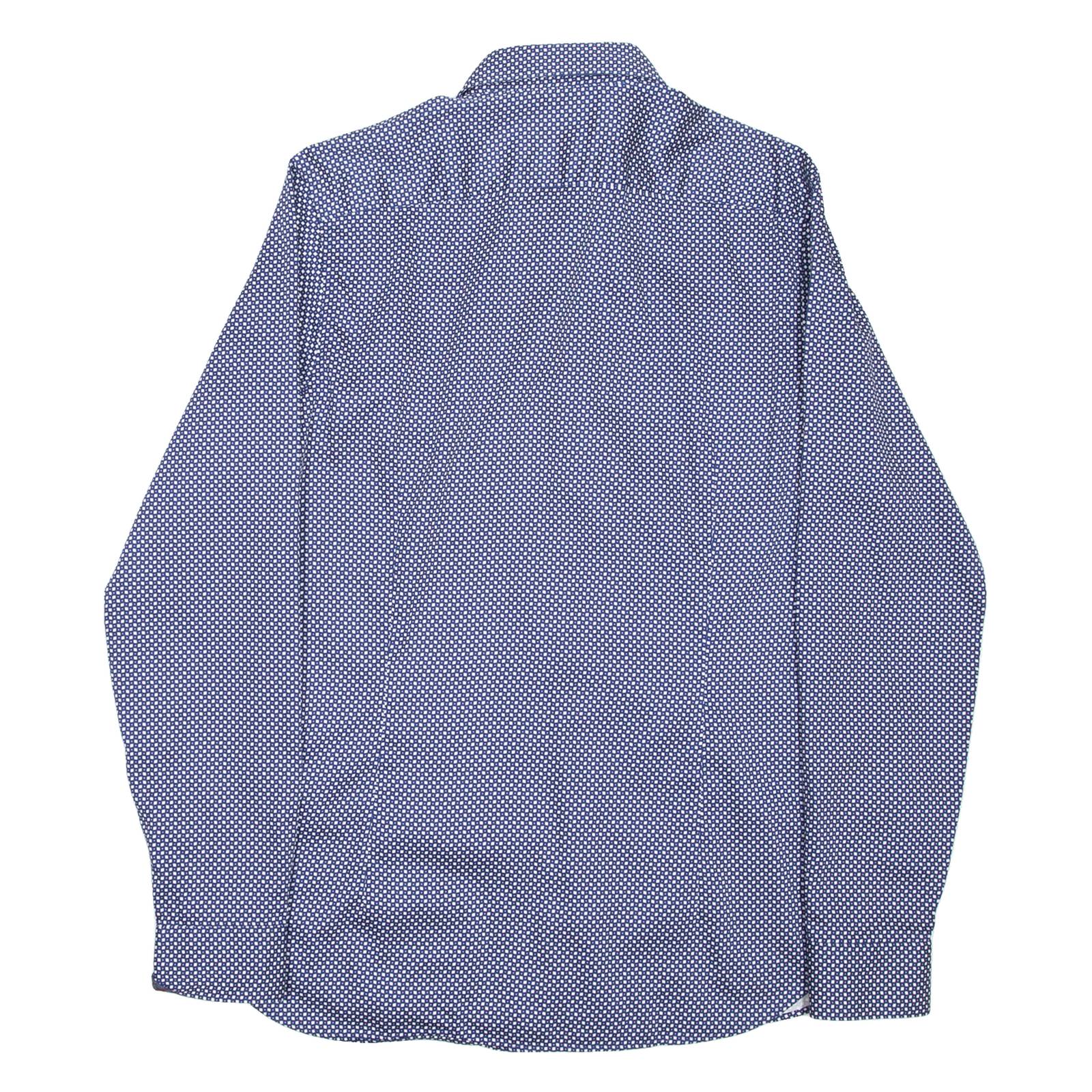 TED BAKER Mens Shirt Blue Long Sleeve M