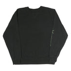 CARHARTT Mens Black Sweatshirt Crew Neck L Workwear Casual Cotton Pullover
