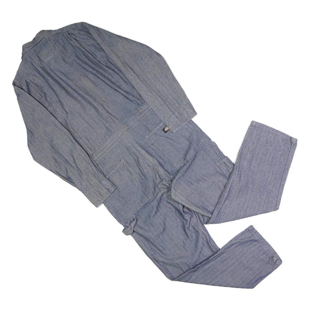 DICKIES Mens Blue Cotton Blend Regular Fit Dungarees M W35 L29 Workwear