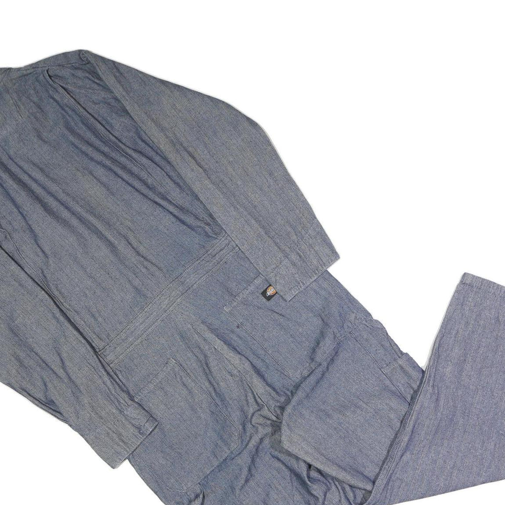 DICKIES Mens Blue Cotton Blend Regular Fit Dungarees M W35 L29 Workwear