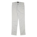 REFRIGILWEAR Womens Cotton Blend White Slim Straight Trousers W30 L32 Stylish