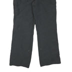 TCM Mens Black Relaxed Straight Trousers W32 L32 Polyester Blend Zip