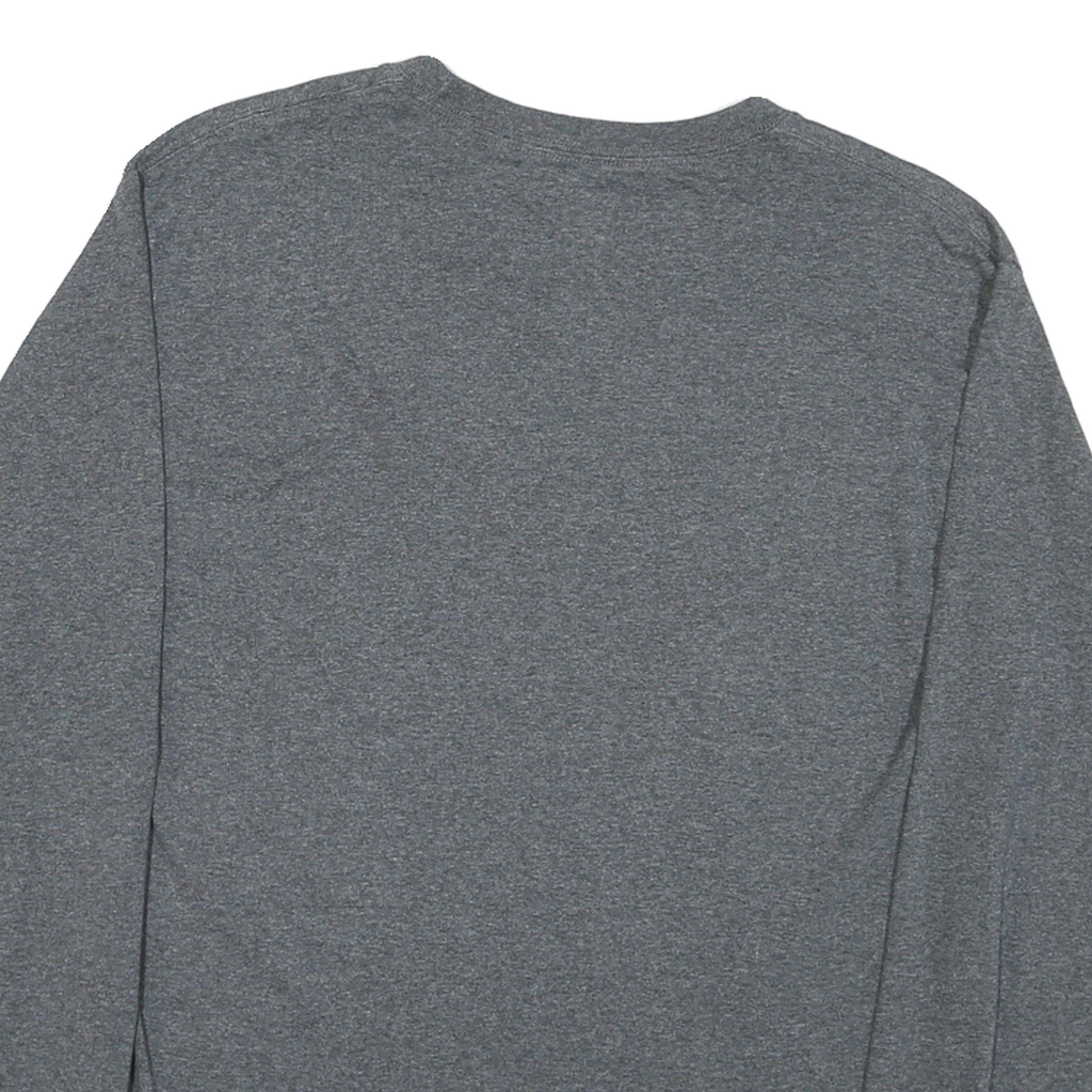 CHAMPION Mens Grey Salve Regina University Graphic T-Shirt M Long Sleeve Crew