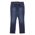LEVI'S Womens Jeans Blue Regular Straight Denim Medium W30 L32 Classic Zip