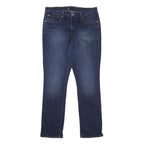 LEVI'S Womens Jeans Blue Regular Straight Denim Medium W30 L32 Classic Zip