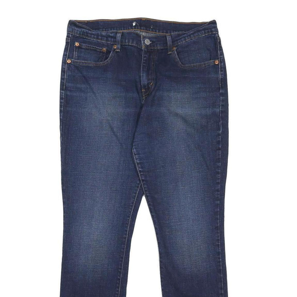 LEVI'S Womens Jeans Blue Regular Straight Denim Medium W30 L32 Classic Zip