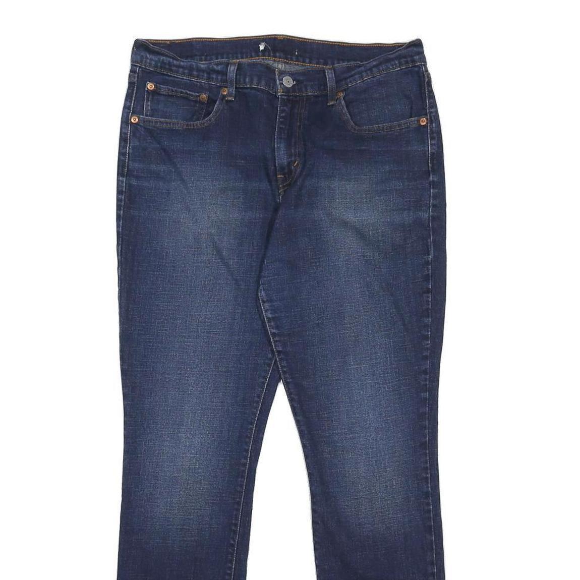LEVI'S Womens Jeans Blue Regular Straight Denim Medium W30 L32 Classic Zip