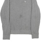 TRUE RELIGION Mens Grey Cotton Blend Sweatshirt Crew Neck M Casual Pullover