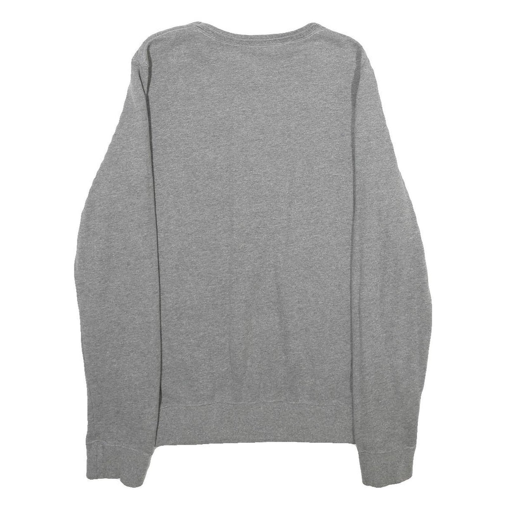 TRUE RELIGION Mens Grey Cotton Blend Sweatshirt Crew Neck M Casual Pullover