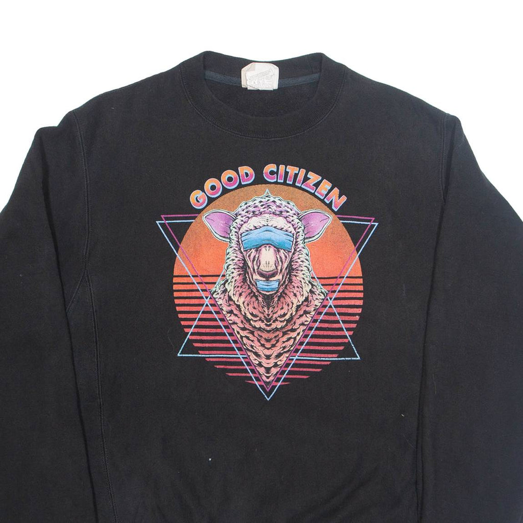 CHAMPION REVERSE WEAVE Good Citizen Mens Sweatshirt Black S