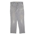CARHARTT Mens Cotton Blend Grey Relaxed Fit Straight Trousers W34 L32 Workwear