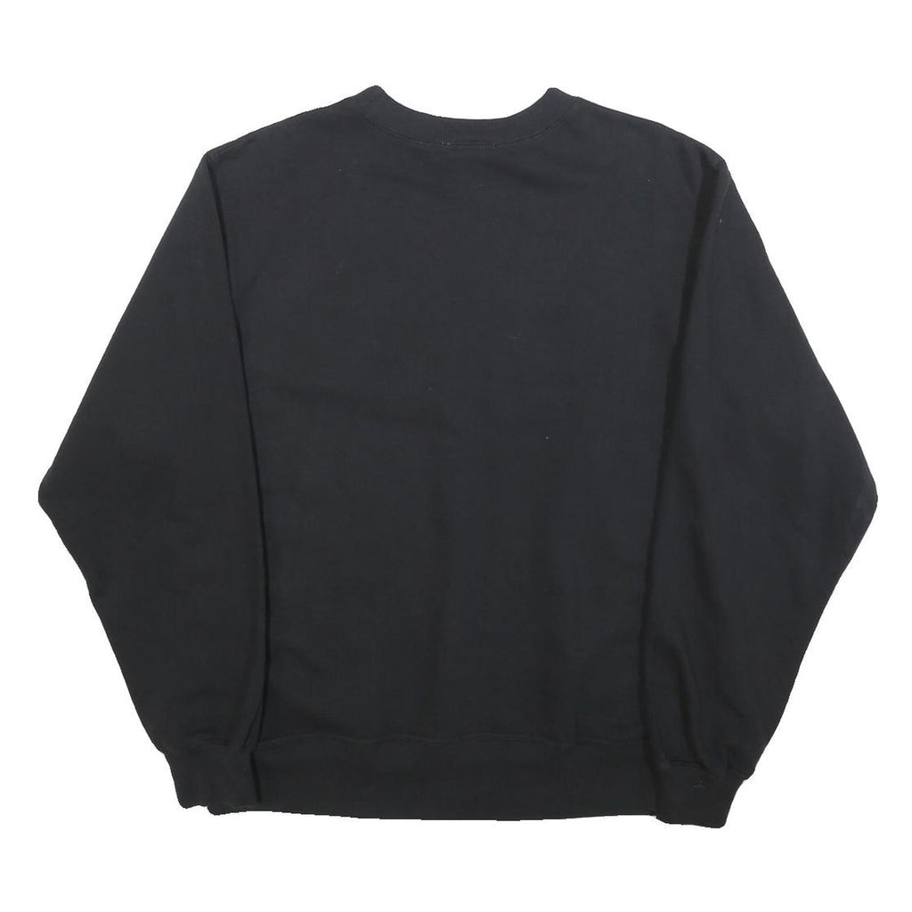 REEBOK Boys Black Anaheim Ducks Crew Neck XL Sweatshirt Cotton Blend Pullover