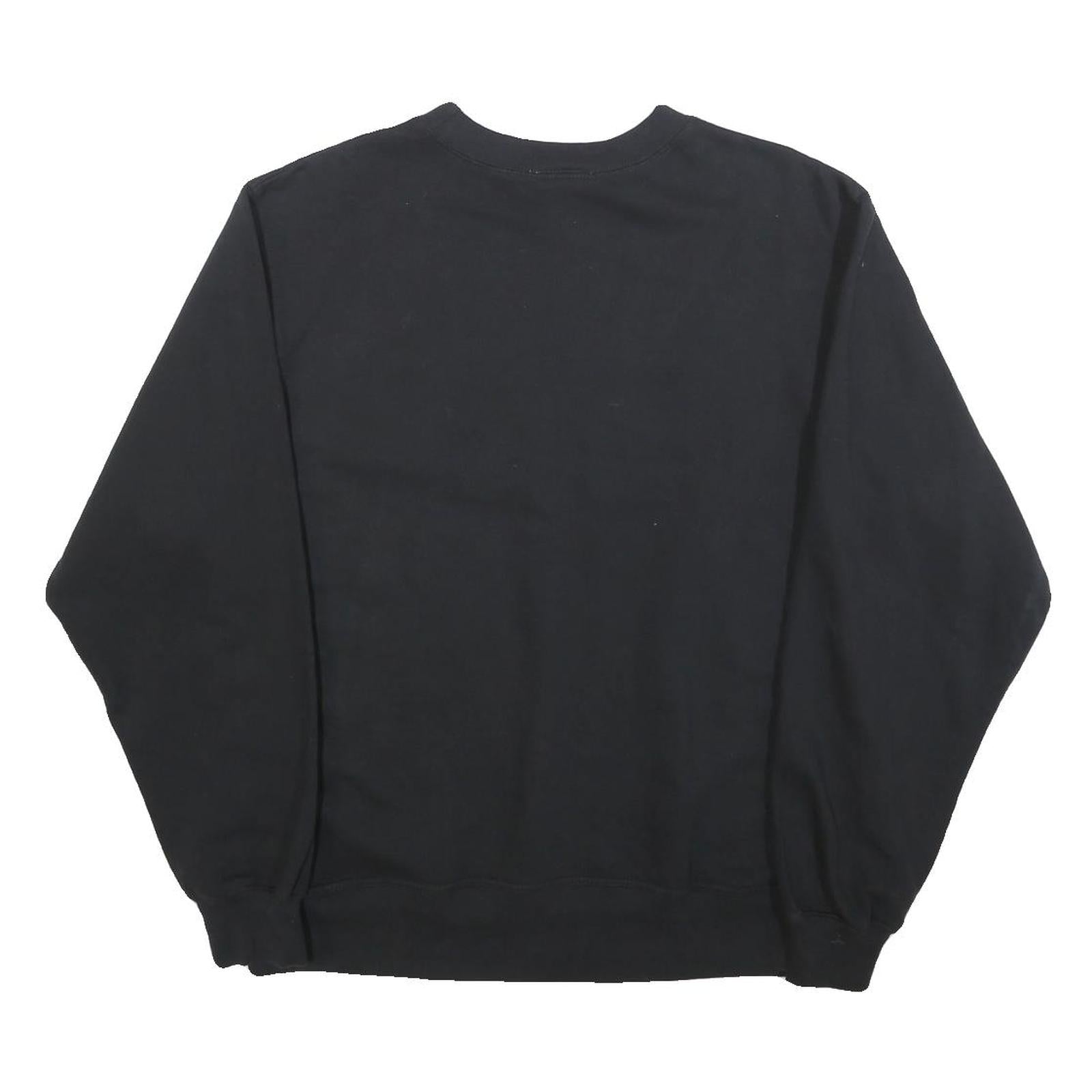 REEBOK Boys Black Anaheim Ducks Crew Neck XL Sweatshirt Cotton Blend Pullover