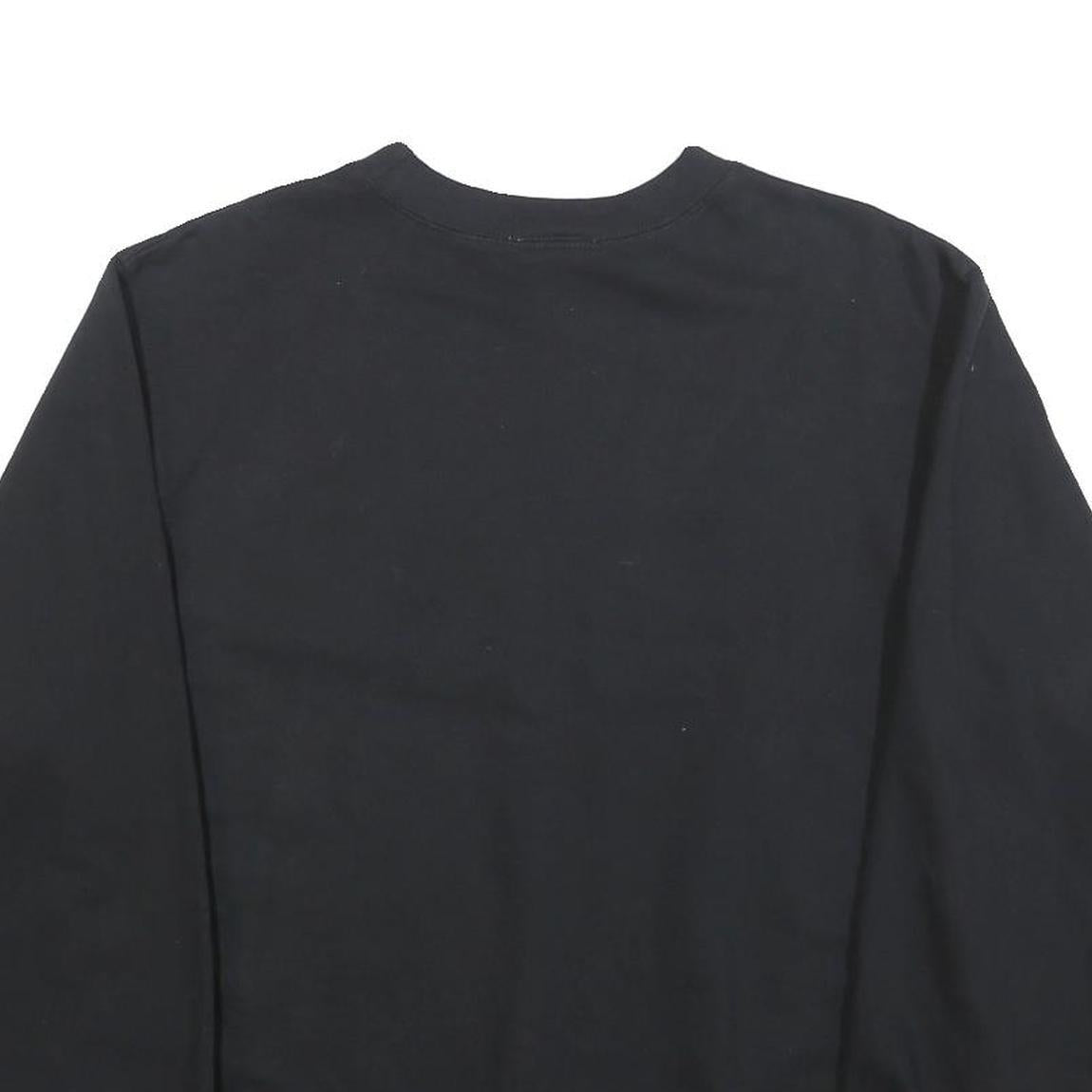 REEBOK Boys Black Anaheim Ducks Crew Neck XL Sweatshirt Cotton Blend Pullover