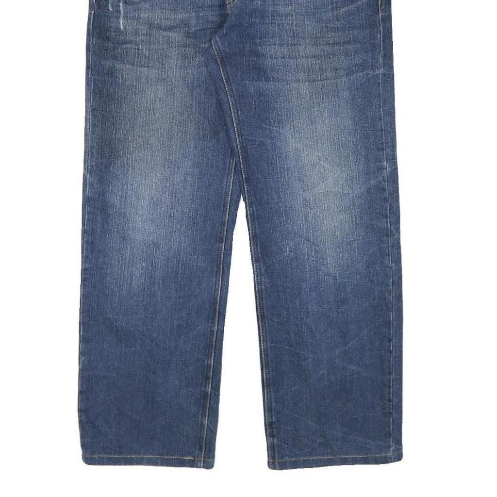 DKNY Womens Jeans Blue Relaxed Straight Denim Medium W32 L27 Classic Style