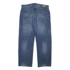 DKNY Womens Jeans Blue Relaxed Straight Denim Medium W32 L27 Classic Style