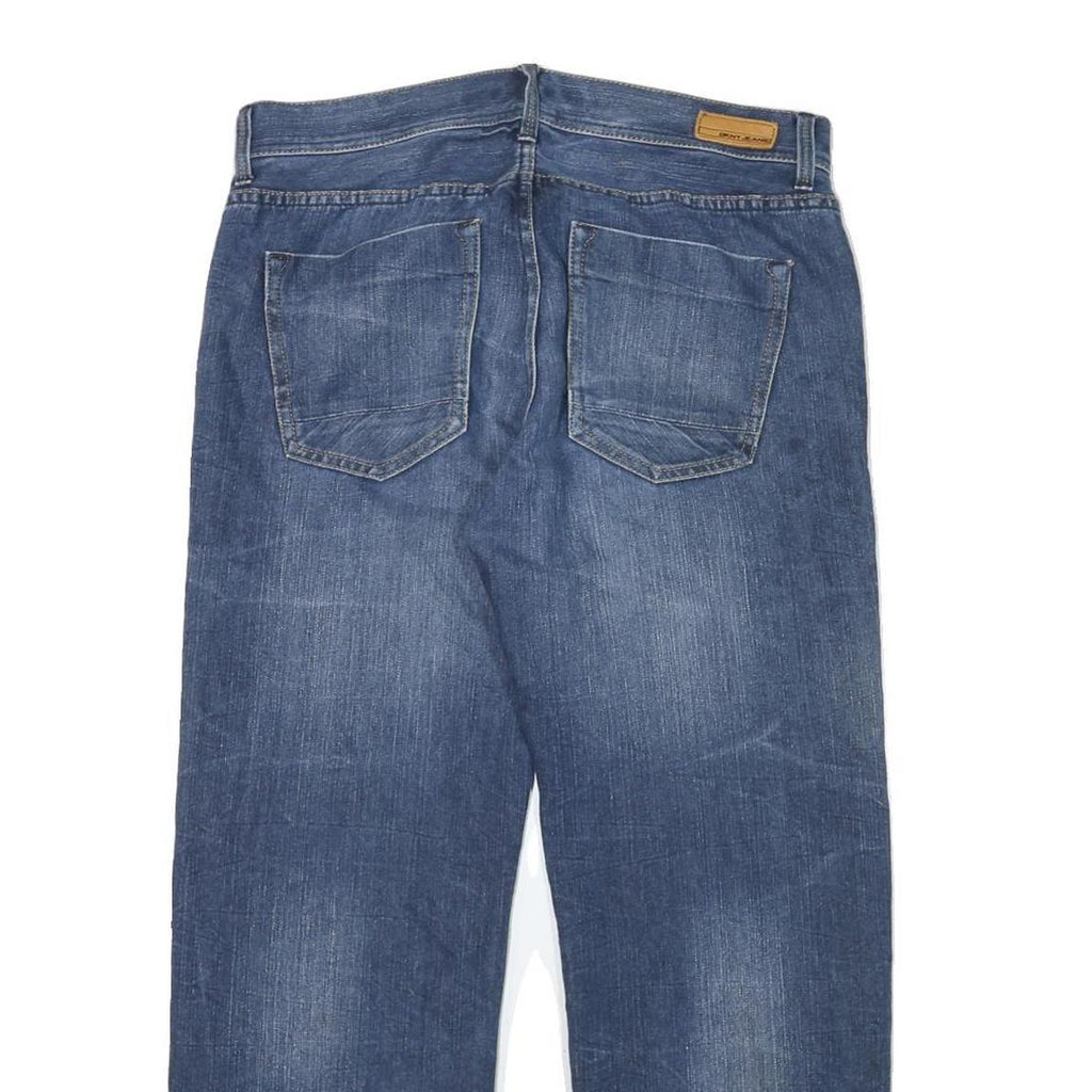 DKNY Womens Jeans Blue Relaxed Straight Denim Medium W32 L27 Classic Style