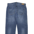 DKNY Womens Jeans Blue Relaxed Straight Denim Medium W32 L27 Classic Style