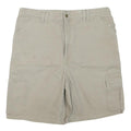 CARHARTT Mens Shorts Beige Casual Cargo Polyester Blend L W38 Workwear