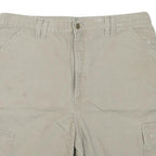 CARHARTT Mens Shorts Beige Casual Cargo Polyester Blend L W38 Workwear