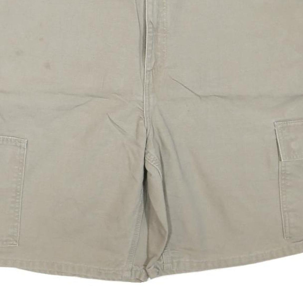 CARHARTT Mens Shorts Beige Casual Cargo Polyester Blend L W38 Workwear