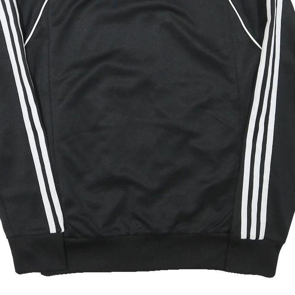 ADIDAS Mens Black & White Originals Track Jacket S Polyester Blend Zip Classic