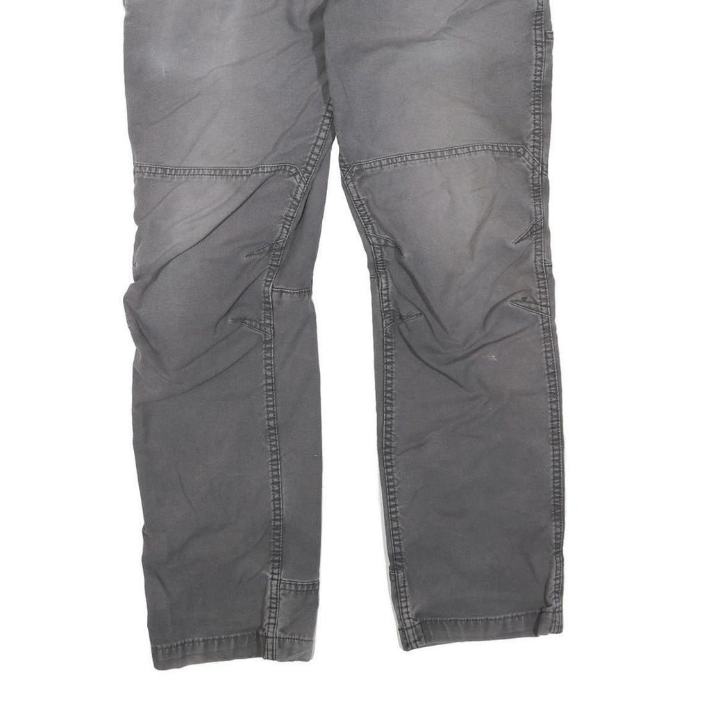 CARHARTT Mens Regular Fit Grey Denim Jeans W32 L29 Workwear Zip Closure