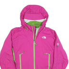 THE NORTH FACE Womens Pink & Green Outdoor Jacket S Synthetic Lightweight Zip