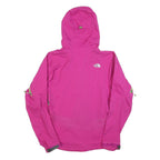THE NORTH FACE Womens Pink & Green Outdoor Jacket S Synthetic Lightweight Zip