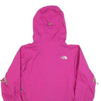 THE NORTH FACE Womens Pink & Green Outdoor Jacket S Synthetic Lightweight Zip