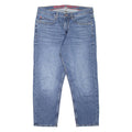 HUGO 340 Mens Jeans Blue Regular Tapered Stone Wash W34 L26