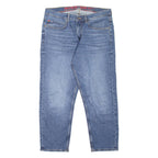 HUGO 340 Mens Jeans Blue Regular Tapered Stone Wash W34 L26