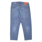 HUGO 340 Mens Jeans Blue Regular Tapered Stone Wash W34 L26