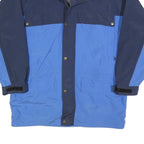 CLIQUE Mens Blue & Navy Zip Jacket M Polyester Blend Colourblock Casual Outdoor