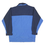 CLIQUE Mens Blue & Navy Zip Jacket M Polyester Blend Colourblock Casual Outdoor