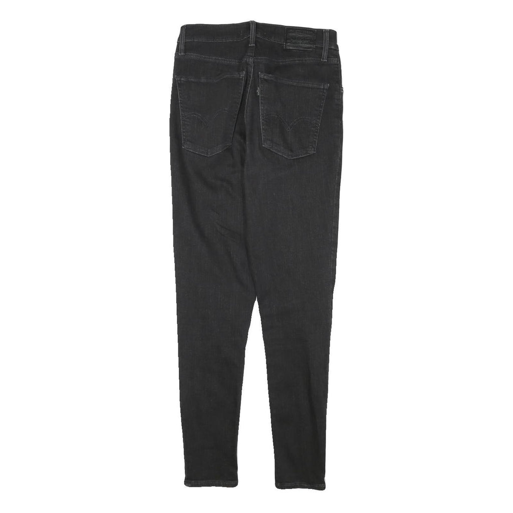 LEVI'S Womens Jeans Black Slim Skinny Denim Medium W26 L27 Stretch Cotton Blend