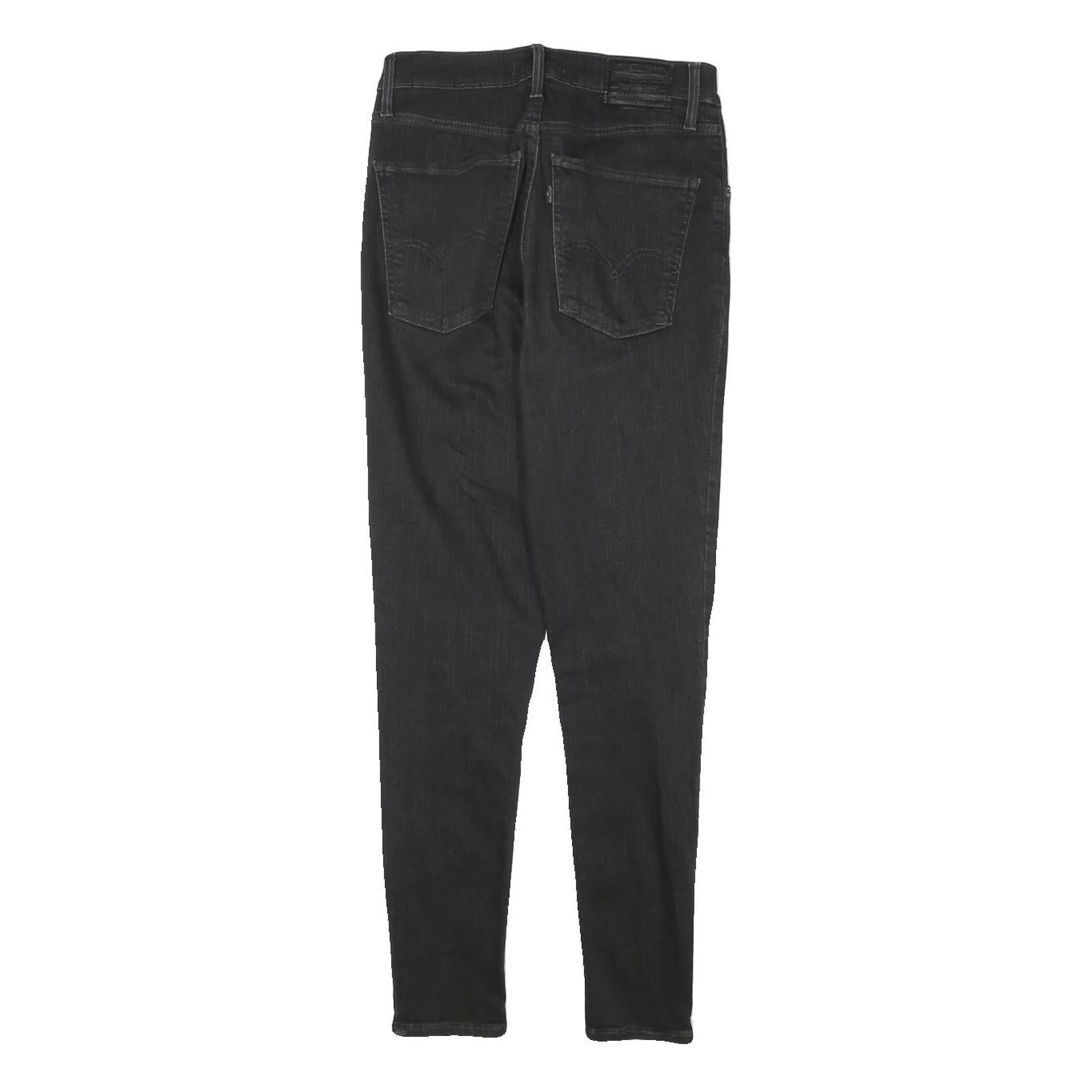 LEVI'S Womens Jeans Black Slim Skinny Denim Medium W26 L27 Stretch Cotton Blend
