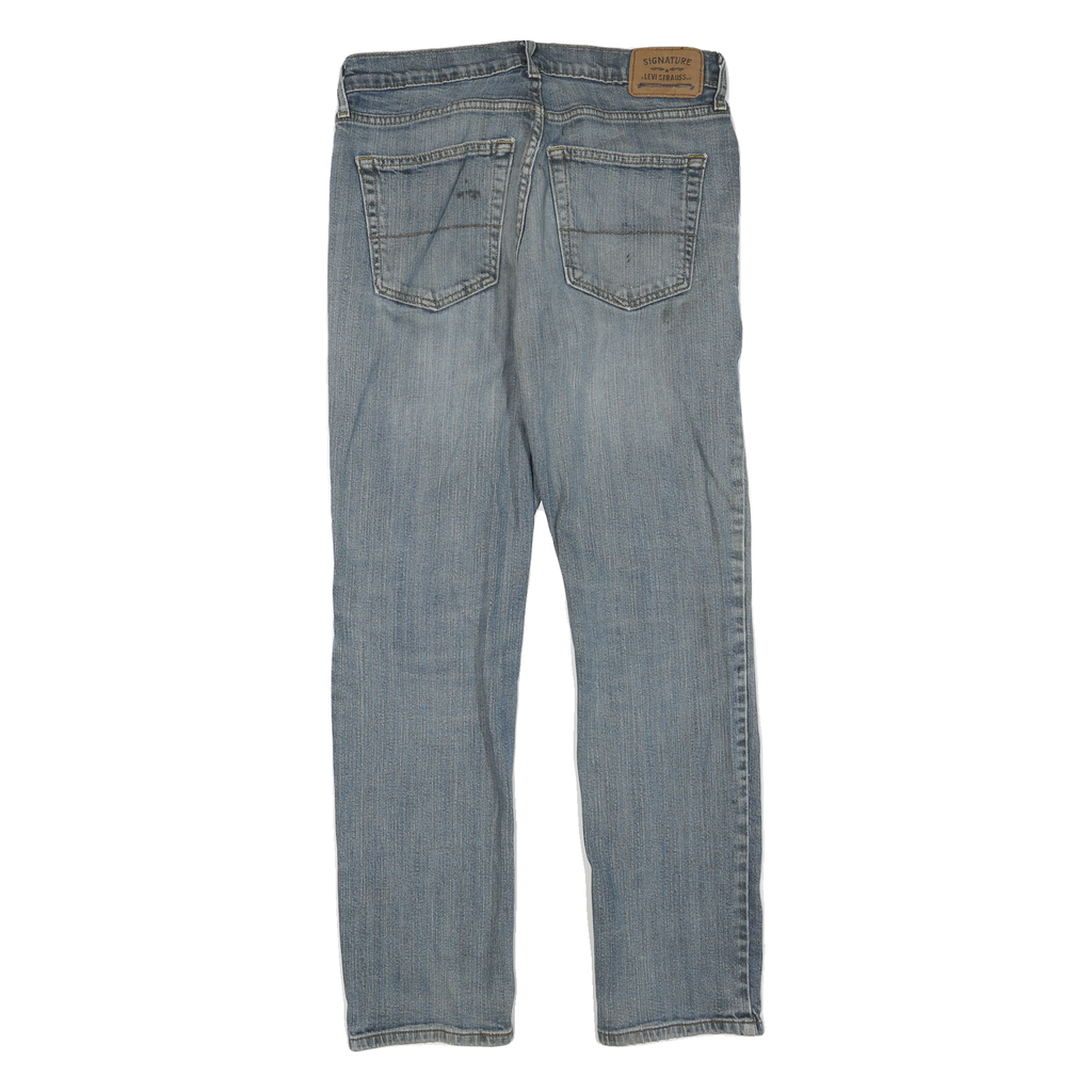 LEVI'S Womens Regular Fit Blue Denim Jeans W32 L31 Classic Zip Cotton Blend