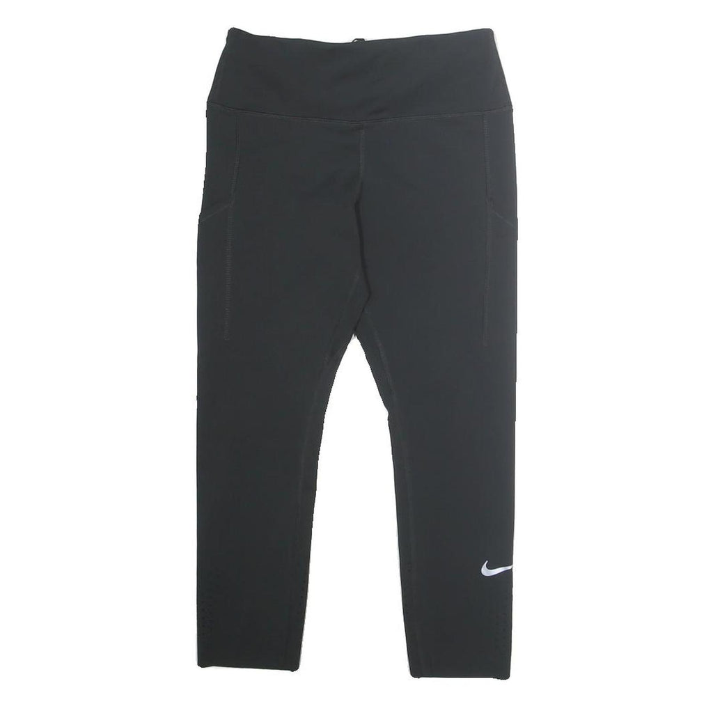 NIKE Womens Joggers Black Slim Tapered M W23 L21 Sports Activewear