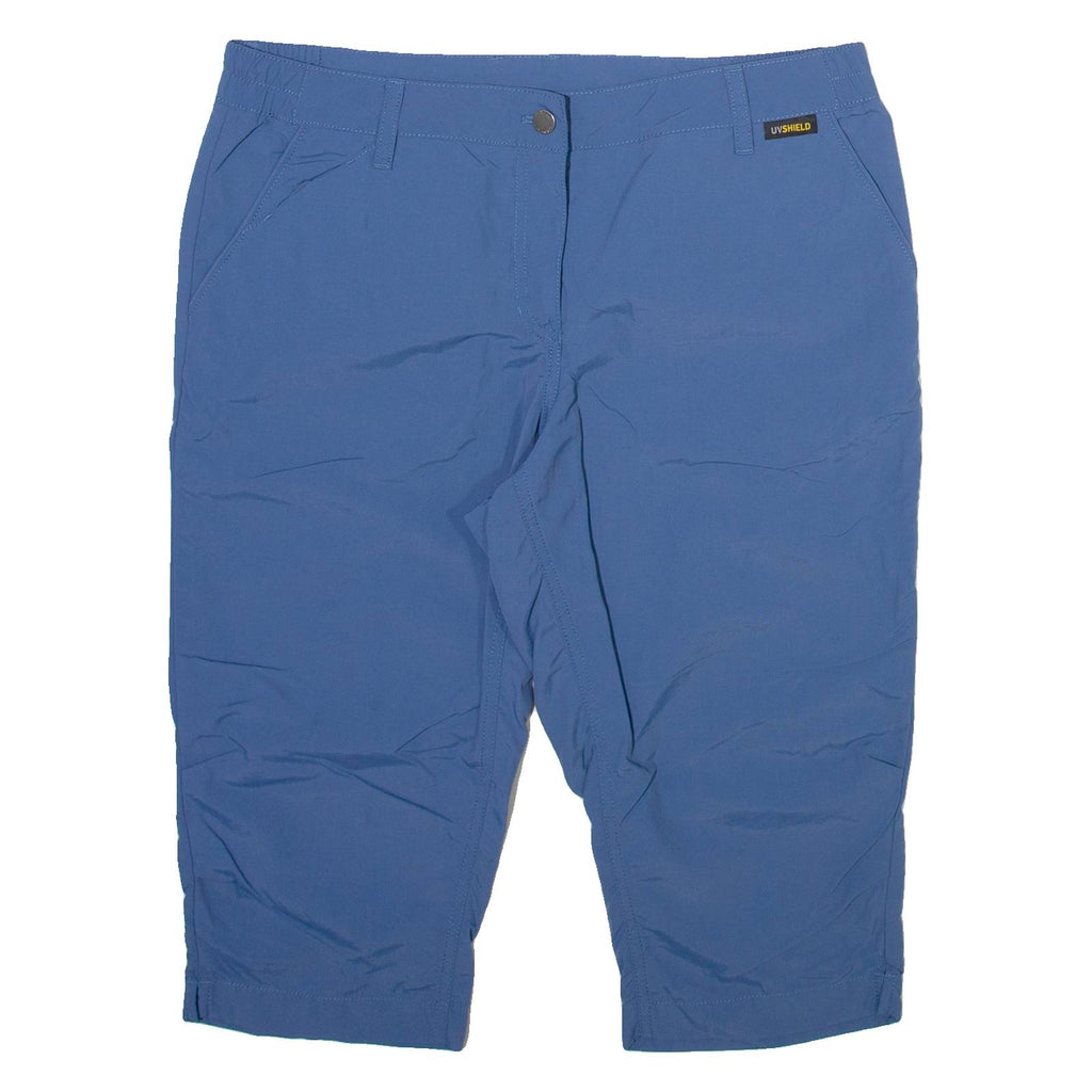 JACK WOLFSKIN Womens Casual Shorts Blue Slim L W34